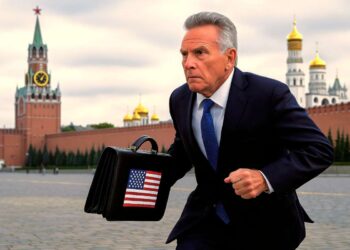 JAV pasiuntinys bėga Kremliun