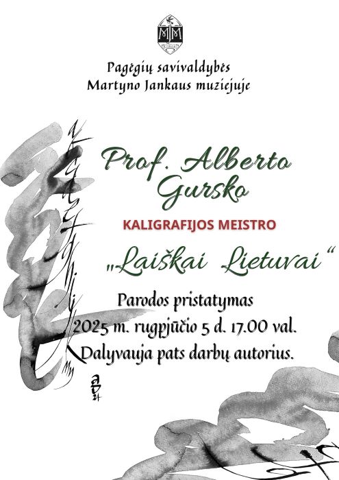 Alberto Gursko paroda „Laiškai Lietuvai“