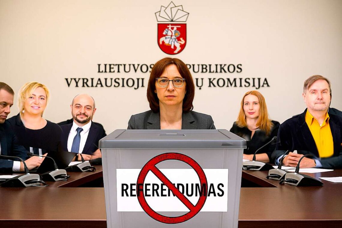 VRK draudžia referendumus