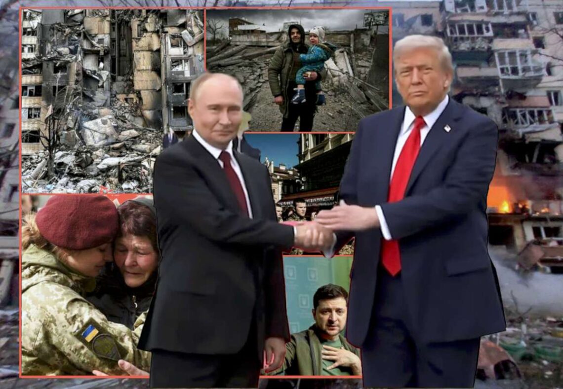 Putinas ir Trampas tarp griuvėsių