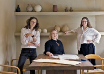 Vandenis Media komanda. Nuo kairės Augustinas Naslenas, Vaida Balbieriūtė, Greta Seiliūtė