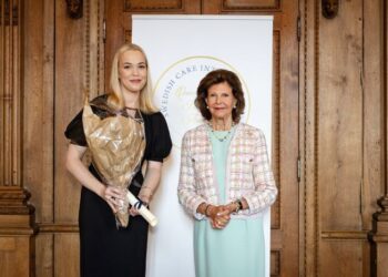 Sonata Tomkevičienė ir Švedijos karalienė Silvia