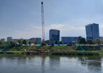 Tilto statybų pradžia