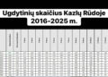 Kazlų Rūdoje nuosekliai didėja mokinių ir darželinukų skaičius
