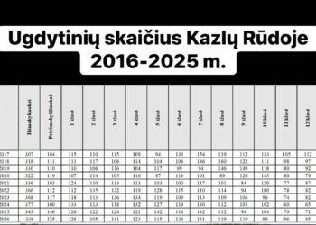 Kazlų Rūdoje nuosekliai didėja mokinių ir darželinukų skaičius