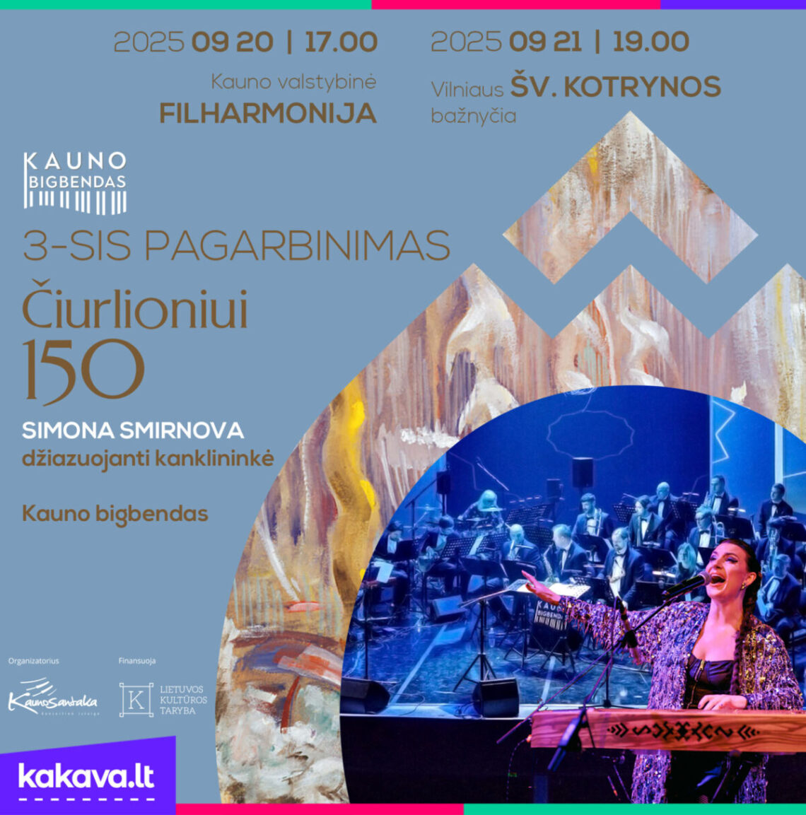 Trečiasis Čiurlionio pagarbinimas: džiazas, kanklės ir laisvės vizijos