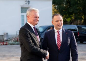 Gitanas Nausėda ir Karolis Narvockis