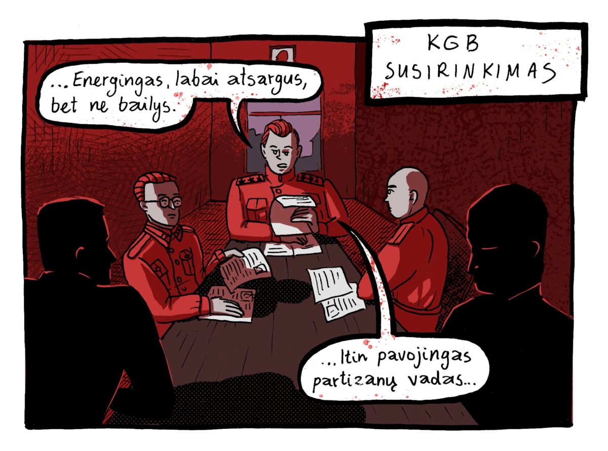 Istorinis komiksas apie pasipriešinimo legendą Juozą Lukšą