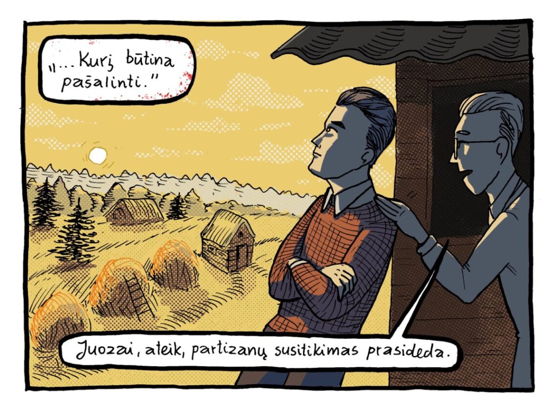 Istorinis komiksas apie pasipriešinimo legendą Juozą Lukšą