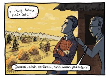 Istorinis komiksas apie pasipriešinimo legendą Juozą Lukšą
