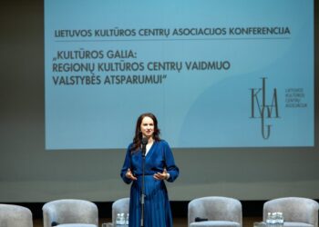 Ministrė Pirmininkė Inga Ruginienė dalyvavo Trakų kultūros ir meno centre vykstančioje Lietuvos kultūros centrų asociacijos konferencijoje