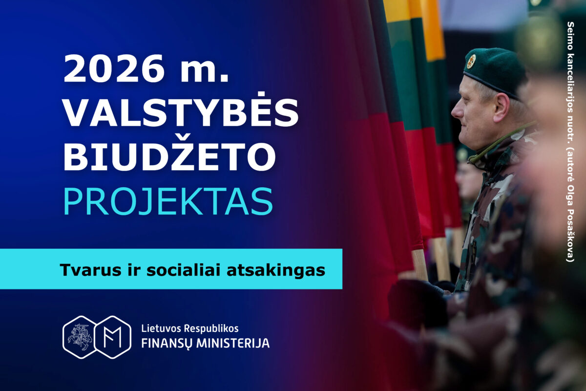 2026 m. valstybės biudžeto projektas