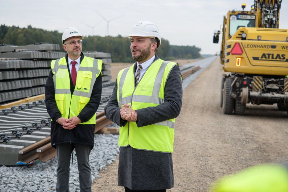 Bėgių tiesimas Jonavos rajone