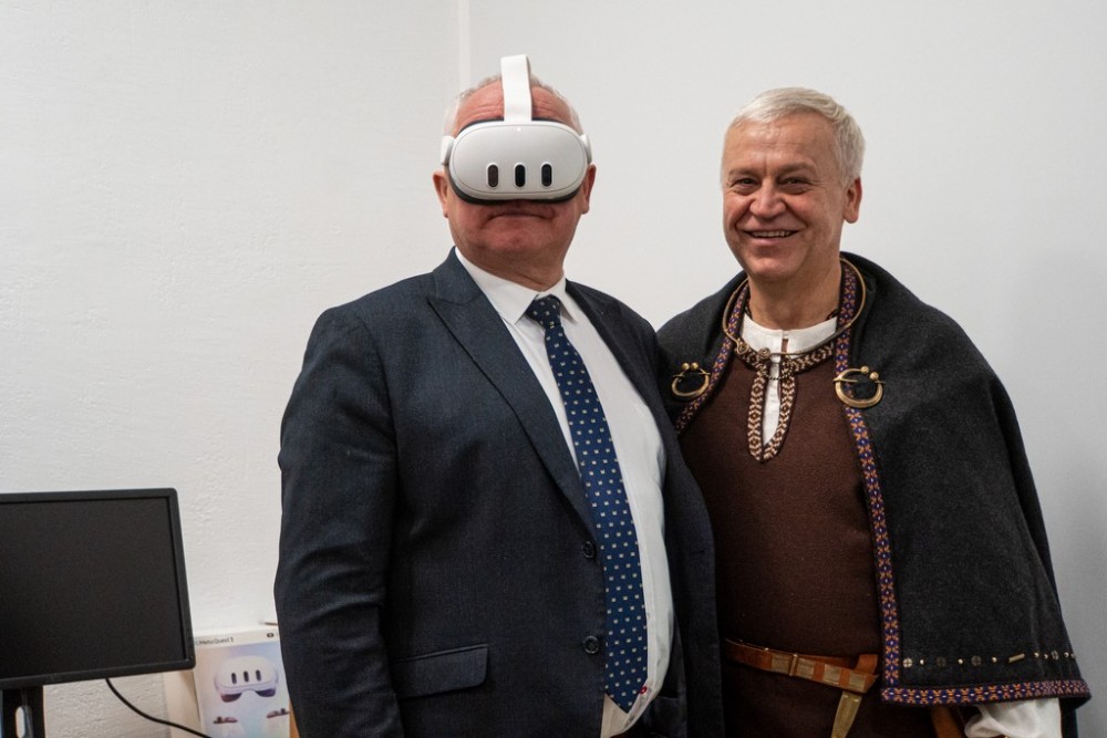 Rudaminos amatų centre iškilmingai atidaryta mokomoji erdvė „Jotvingiai“ 