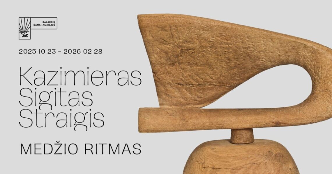 Bus atidaryta Kazimiero Sigito Straigio skulptūrų paroda „Medžio ritmas“