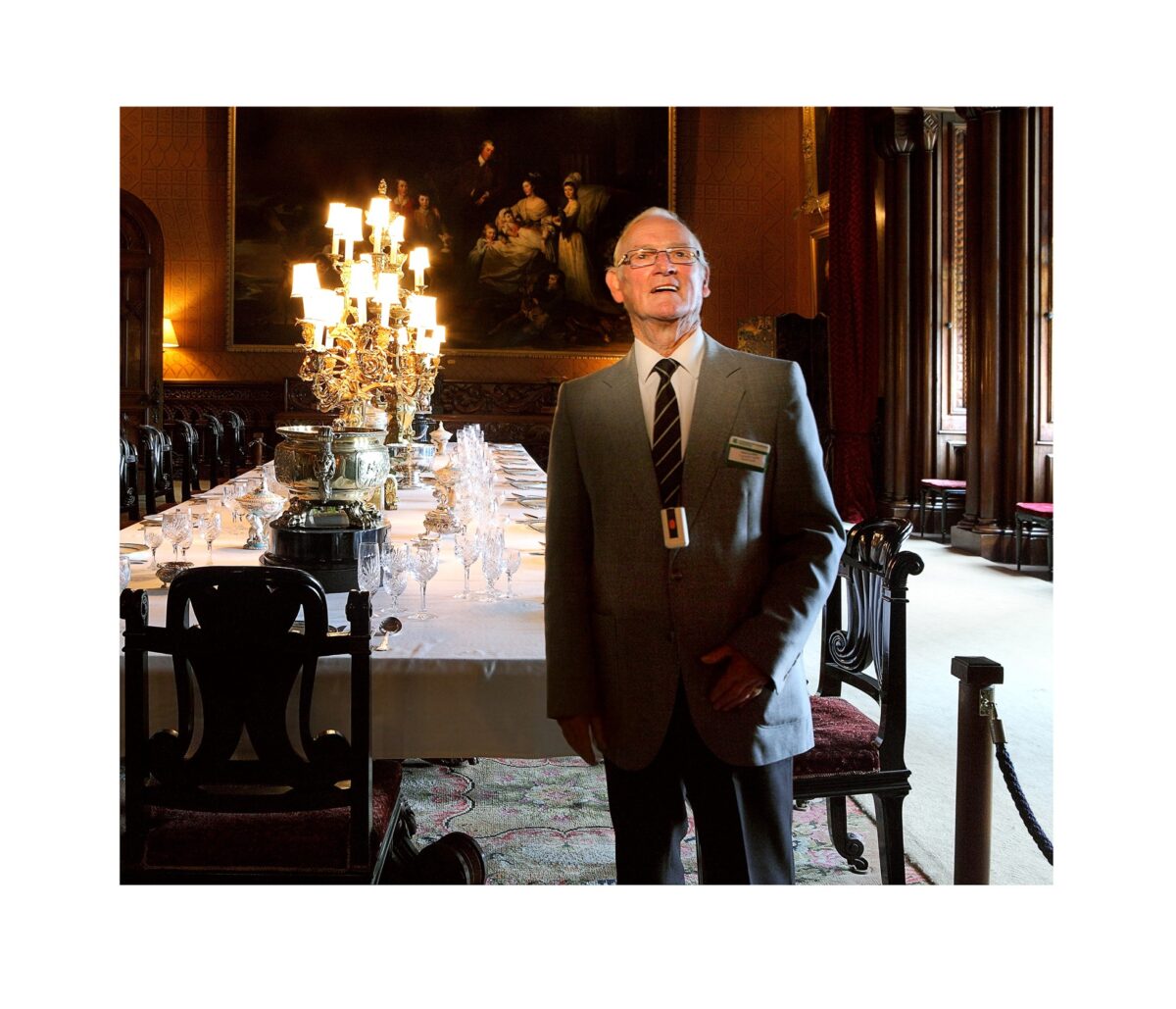 Istorijos pasakotojas Penrhyn pilyje 