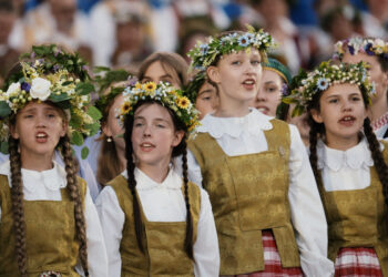 Moksleiviai 2024 m. Lietuvos dainų šventėje