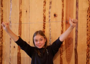 Raseinių r. Ariogalos gimnazijos mokinė Viltė atradusi naują pomėgį