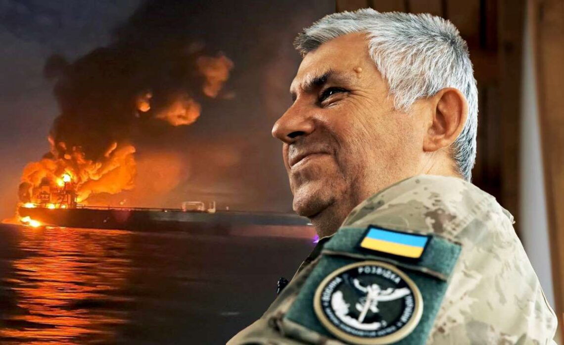 Rimas Armaitis ir degantis rusų tanklaivis