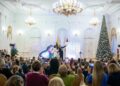 Prezindentūroje įžiebta Kalėdų eglė | R. Dačkaus nuotr.