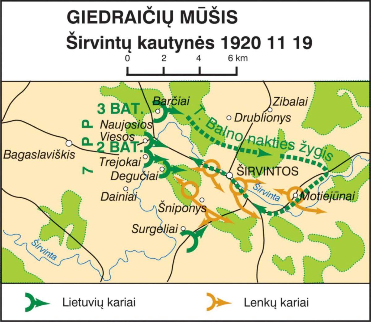 Širvintų 1010-osios kuopos šauliai kviečia į naktinį žygį „Širvintų kautynėms – 105“ 