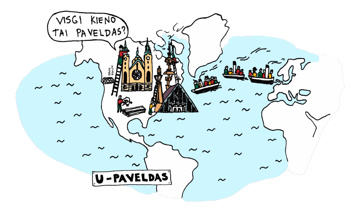 U-PAVELDAS. Menininkė Birutė Bikelytė 