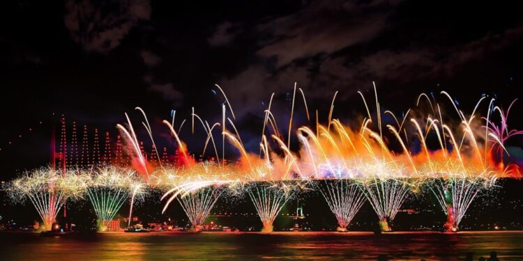 Fejerverkų spalvos: mineralai danguje ir jų pėdsakas aplinkoje