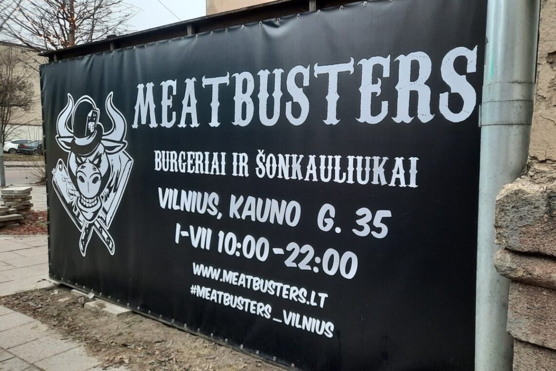 Restoranas Meatbusters Valstybinės kalbos inspekcijos nurodymą įvykdė