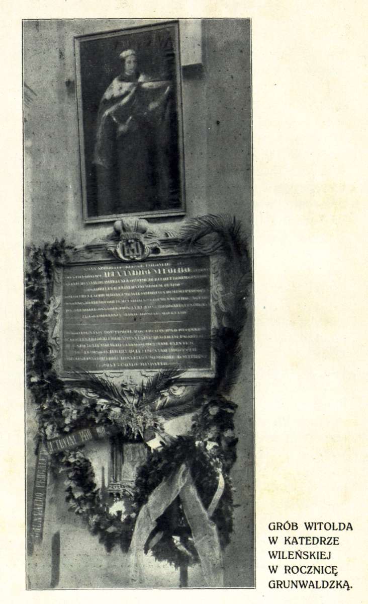 Vytauto Didžiojo memorialas 1910 metai, Vilniaus katedroje