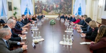 Susitikimas su ambasadoriais