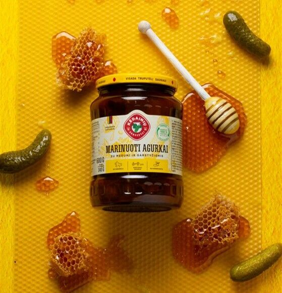 Marinuoti agurkai su medumi pelnė aukso medalį 
