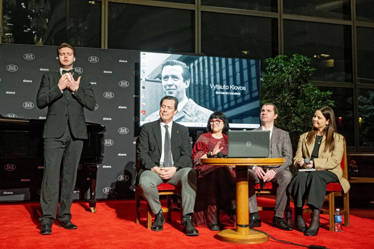 Mindaugas Tomas Miškinis, Vytautui Klovai 100 vakaras 