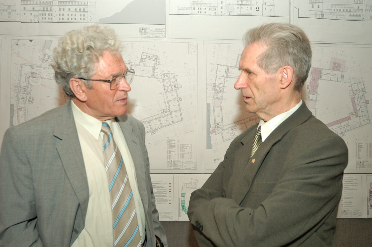 Romualdas Budrys ir Kazys Napaleonas Kitkauskas 