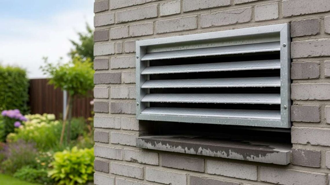 Ventiliacijos grotelių pasirinkimas lauko sąlygoms