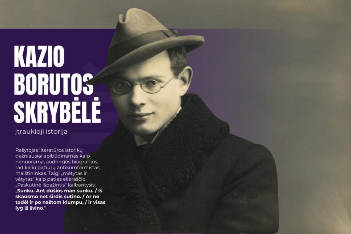 Kazio Borutos skrybėlė – Lietuvos literatūros ir meno archyvo įtrauki istorija virtualioje parodoje