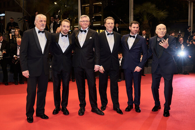 Filmo „Du prokurorai“ pristatymas Kanuose 