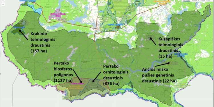 Kapčiamiesčio poligono žėmėlapis | Rengėjų nuotr.