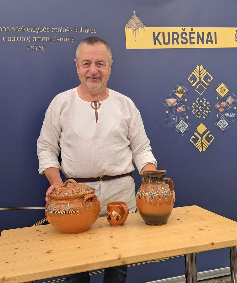 Puodžių karalius Algimantas Tamašauskas 