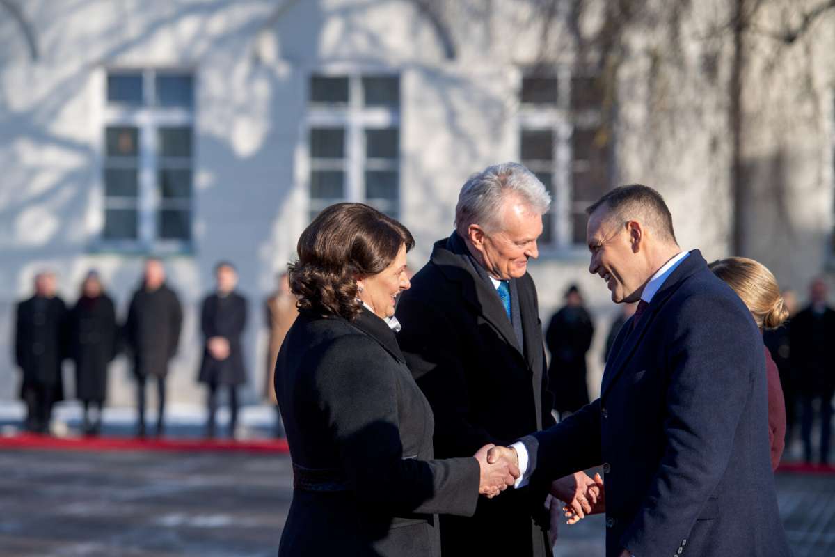 Į Lietuvą atvyko Lenkijos prezidentas K. Navrockis su žmona | LRP kanceliarija, R. Dačkaus nuotr.