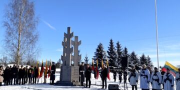 Minaičiuose pagerbti kovotojai už Lietuvos laisvę