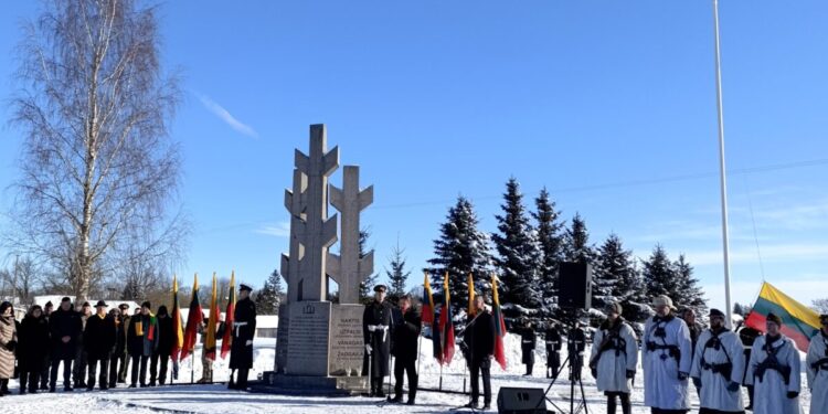 Minaičiuose pagerbti kovotojai už Lietuvos laisvę