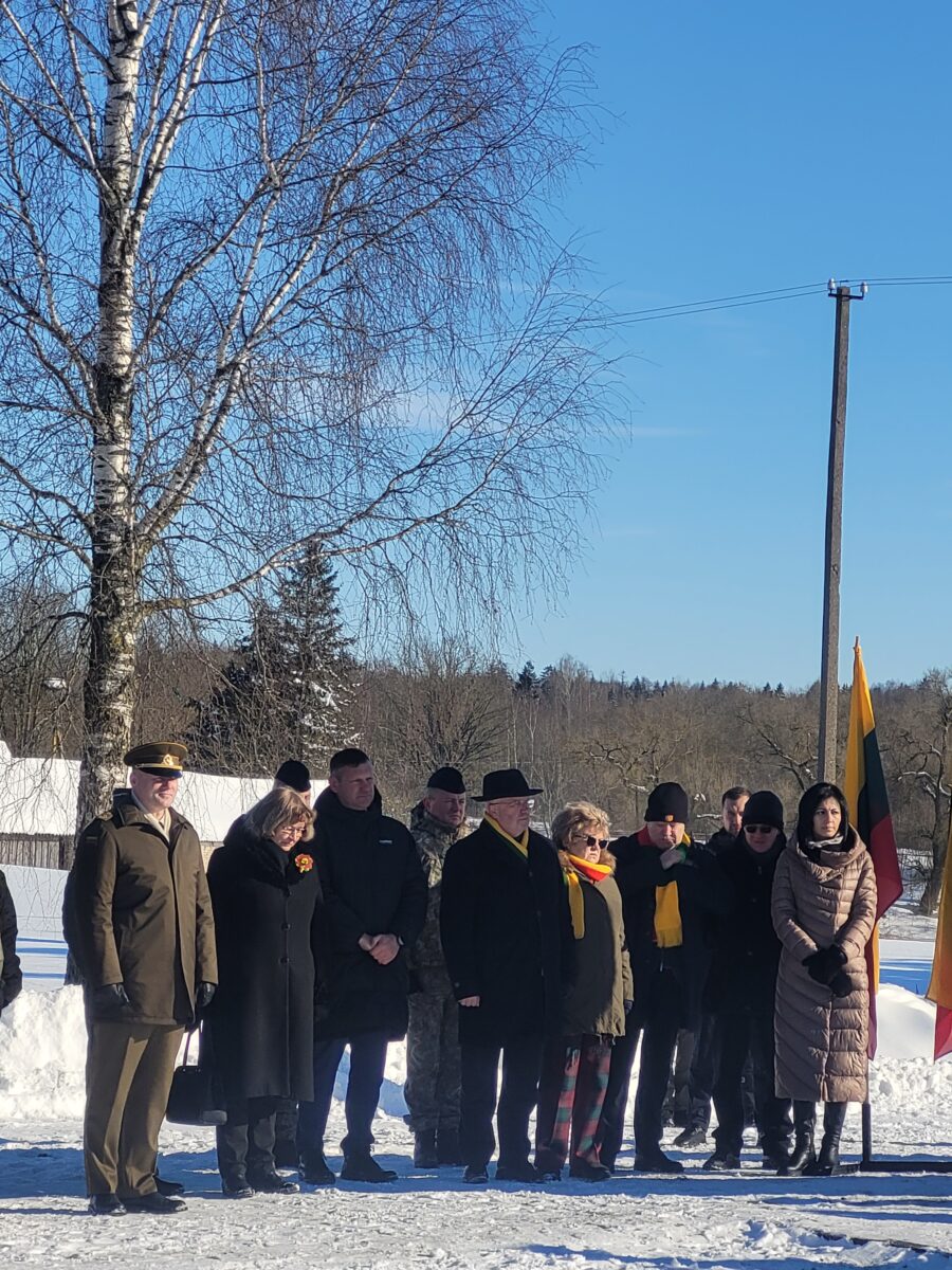 Minaičiuose pagerbti kovotojai už Lietuvos laisvę 