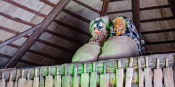 Kleboniškių muziejuje Užgavėnių papročius primena kaukių paroda