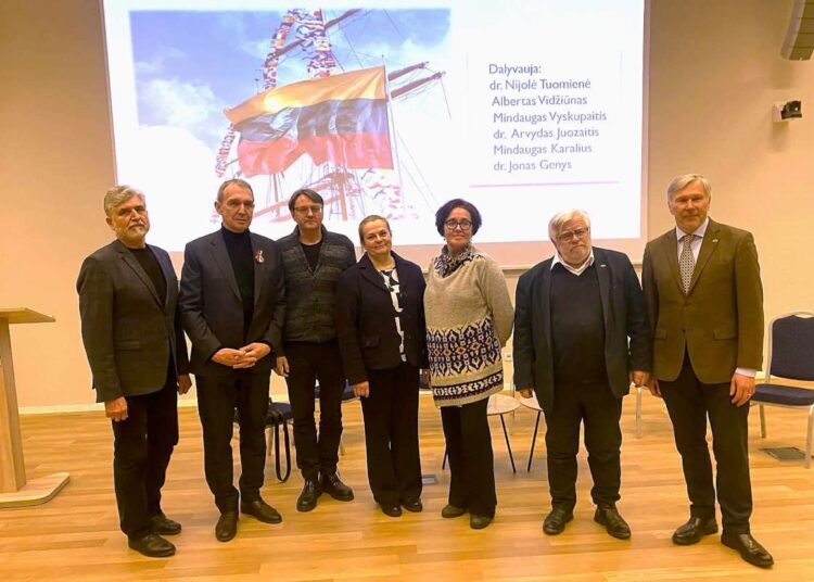 Renginio Klaipėdos Pilies muziejuje dalyviai - filmo kūrėjai 