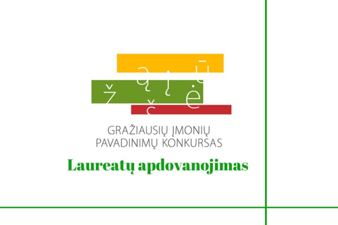Bus apdovanoti Gražiausių lietuviškų įmonių pavadinimų varžytuvų laimėtojai