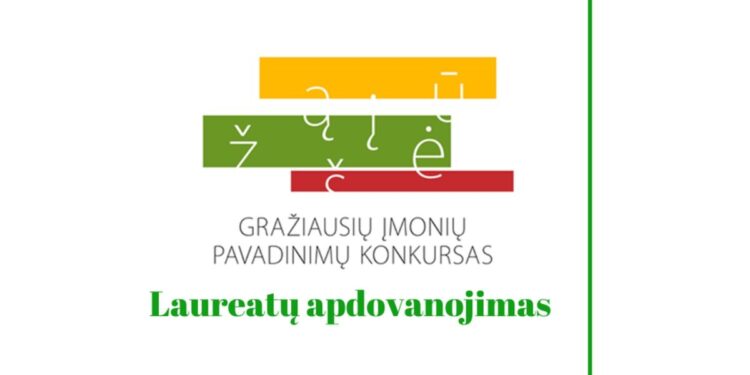 Bus apdovanoti Gražiausių lietuviškų įmonių pavadinimų varžytuvų laimėtojai