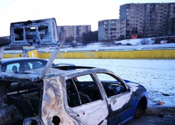 Sudegęs automobilis