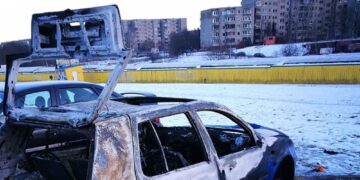 Sudegęs automobilis