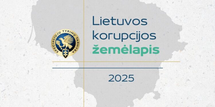 „Lietuvos korupcijos žemėlapis 2025“
