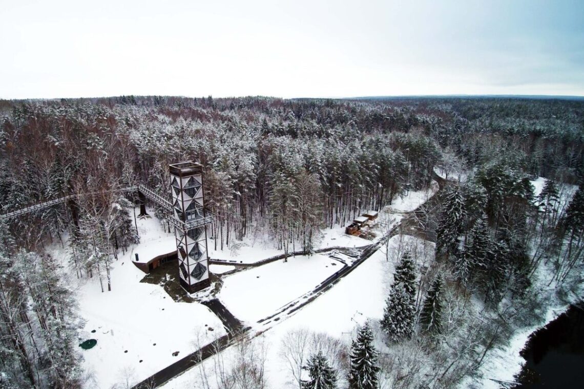 Žiemos kraštovaizdžiams apžvelgti – apžvalgos bokštai
